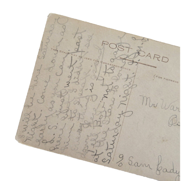 Antique Postcard Victorian Couple Flirting Love Romance Fun Humor Vintage 1900s - Picture 4 of 9